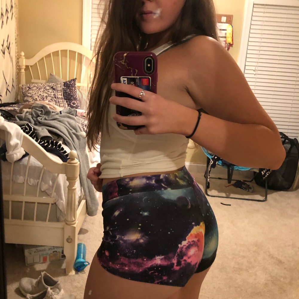 Space Rave Booty Shorts - Picture 2 of 4